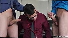 Gay porn: first time nude yoga in shake it up