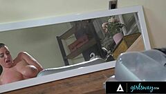 Girlsway - Big Naturals Masseuse Angela White Tries New Things On New Customer During A Nuru Massage!