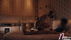 Slut Babe Sucks, Rides Roughly, Begs for More Intensity