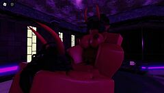 Having fun with my demon girlfriend on Valentine's Day Roblox