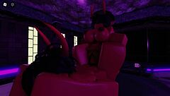 Having fun with my demon girlfriend on Valentine's Day Roblox