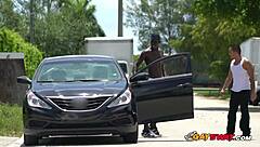 I watch horny gay cops bang black suspect in locker room