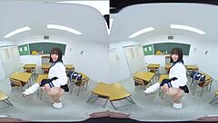 Japanese student gives blowjob and anal in classroom confession
