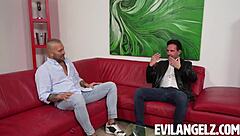 David Perry And Thomas Stone Double Penetrate Tiffany Rousso To Squirting Orgasm With Blowjob And Anal.