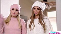 Sexy Snowangels Anna Claire Clouds in Hot Seductive Action. Wanna Join?