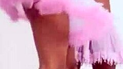 topless latina ballerina teases pussy with fingering solo scene