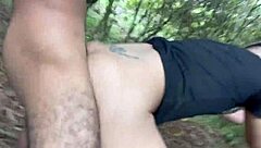 sex in forest after workout