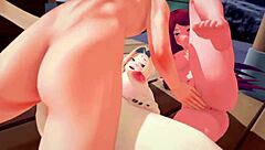 Tsunade and Kushina do threesome sex with you