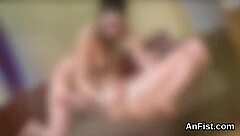 Frisky Lesbian Honeys Open Assholes for Anal Fisting and Licking