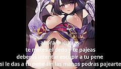 watch shogun raiden part 2 with femdom jerk off instructions in spanish anime