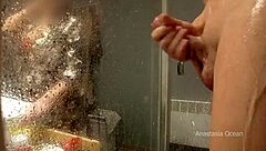 Stepmom Enters Bathroom, Starts Jerking, Likes To Watch!