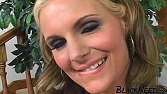 Blonde First Timer with Big Tits Sucks BBC