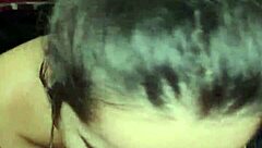 Brunette Babe Deepthroats Big Cock After Shower for Facial