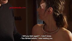 Uninvited skinny girl with small tits disciplined in kinky garage