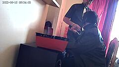 sucking the boss's monster cock in the office