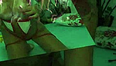 Brazilian Crossdresser Performs Live Webcam Hawaiian Night Special