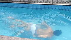 Yuri Gaucho enjoys summer day sex on the pool with his partner