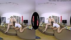 Czech Skinny Babe Monika in Pizza Delivery VR Scene