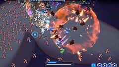 Bust out giant waifu tits in space