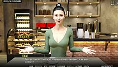 Redhead slut in university yoga gameplay!