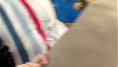 big bouncing tits on busty teen, submissive to black lover