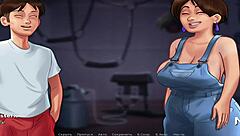 Big cucumber blowjob leads to cum inside in hentai anime!