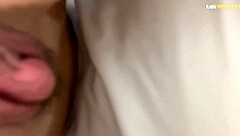 latina curvy babe fabi drumond performs deepthroat with anal plug