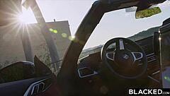 Dan Dangler teased by big black cock in her Blacked debut