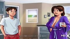 Big cucumber blowjob leads to cum inside in hentai anime!