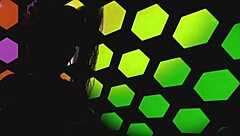 Brazilian college girl rides in the club scene