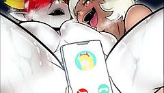 Hot Cartoon Characters Engage In Intense Hentai Action