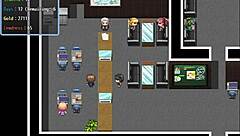 man licking the protagonist's pussy in the hot spring from bounty hunter license part 3