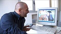 Brunette Is Naive with Her Friend