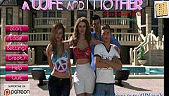 A Wife And Her Stepmother Share Homemade Moments Together.