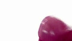 Sybil's perfect pussy banged by big cock, cum in mouth, riding tits in bondage fantasy