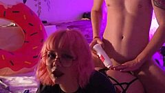 Redhead Licks Monster Cock in Homemade Sex Tape
