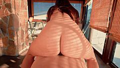 waiter teases hot milf with rough quickie in restaurant