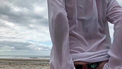 Stranger Delivers Intense Public Anal Creampie