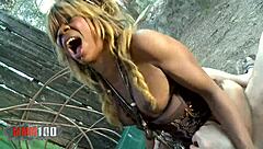 Naomi Lionness Craves Wild Anal as Horny Black Voodoo Bitch in Rough Interracial Play