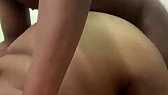 Friend pounded ass hard in bathroom setting