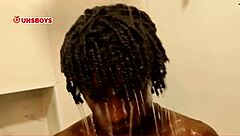 Straight Black Guy Takes Shower At Gay Friend's House