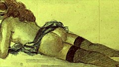 i admire vintage erotic drawings from antique collections