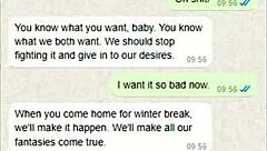 Accidentally sent stepmom a dick pic on WhatsApp. Her wild reaction shocked me to the core!