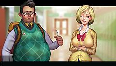 Taffy Tales Part 3: Teacher's Big Tits And Ass In Hentai Cartoon Game
