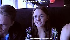 Intense public blowjob threesome with cheating wife