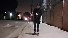 Gay Latino Selling Holes in Street