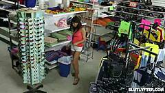 sweet athena plays along with officer mike in naked scene