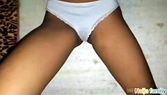 beautiful african college girl enjoys homemade fun with naija family