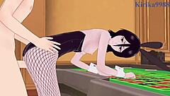 Rukia Kuchiki and Yoruichi Shihouin in Bunny Girl Intense Sex Scene