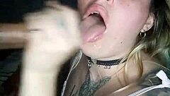 She Squirts Like A Bitch And I Cumshot Her Eyes!